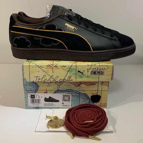 [BRAND NEW] PUMA SUEDE ONE PIECE BLACKBEARD TEECH MENS SHOES SIZE 11 SNEAKERS - Picture 2 of 11